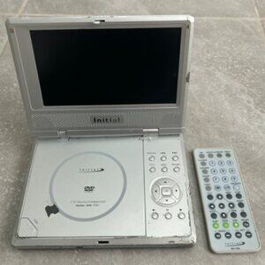 Vintage Portable DVD Player Initial 7" TFT Monitor IDM-1731 Parts Only
